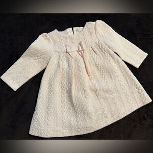 Janie and Jack Pink Quilted Baby Dress